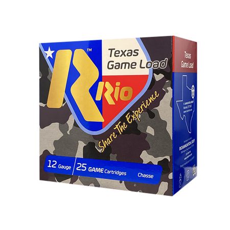 Rio Ammunition TG366TX Texas Game Load High Velocity 12Gauge 2.75" 1 1/4oz 6Shot 25 Per Box/10 Case