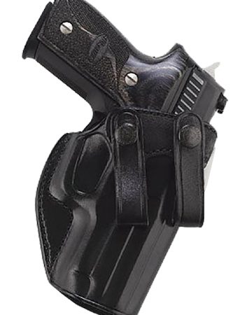 Galco SUM226B Summer Comfort  IWB Black Leather Compatible w/ Glock 19X/19 Gen1-5/23 Gen2-5 Belt Loop Mount Right Hand