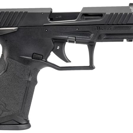 Taurus 1-2TX22141-10 2TX  Full Size Frame 22 LR 10+1 4.60" Matte Black Threaded Barrel, Black Anodized Serrated Slide, Matte Black Polymer Frame w/Picatinny Rail, Textured Grip
