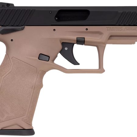 Taurus 1-2TX22141F-10 2TX  Full Size Frame 22 LR 10+1 4.60" Matte Black Threaded Barrel, Black Anodized Serrated Slide, Flat Dark Earth Polymer Frame w/Picatinny Rail, Textured Grip