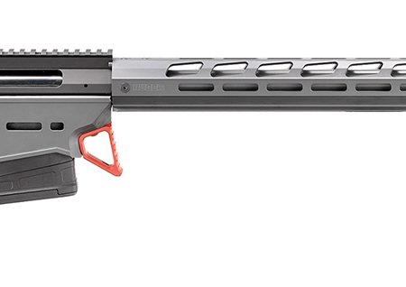 Ruger 18109 Precision Custom 6mm GT 10+1 26" Stainless Threaded Barrel, Stealth Gray Cerakote Picatinny Rail Aluminum Receiver, Adjustable Folding Stock, Black Magpul K2+ Grip