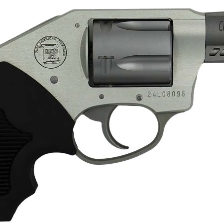 Charter Arms 53801 Off Duty Coyote 380 ACP 5rd 2" Matte Stainless Ported Barrel & Cylinder, Anodized Aluminum Frame, Black Finger Grooved Rubber Grip, Concealed Hammer
