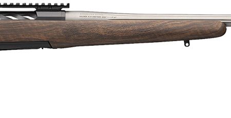 Browning 036077294 X-Bolt 2 Long Range 6.5 PRC 3+1 26" Matte Gray Fluted Threaded Sporter Barrel, Matte Blued Picatinny Rail Stainless Steel Receiver, McMillan Game Scout Wood Finish Composite Stock