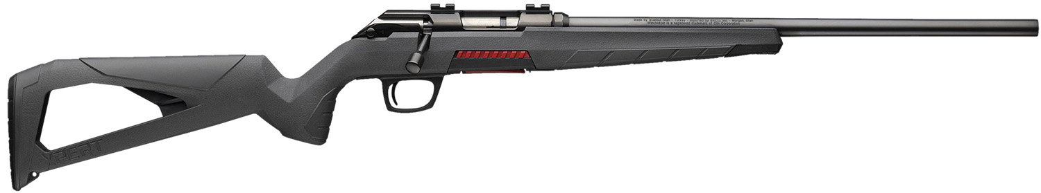 Winchester Repeating Arms 525200204 Xpert Full Size 22 WMR 8+1 18" Matte Black Threaded Sporter Barrel, Drilled & Tapped Steel Receiver, Gray Synthetic Adj Cheek Piece & LOP Stock