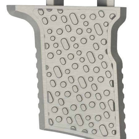 Q LLC ACCQSERTVGAL Deluxe Q-Sert Vertical Grip Silver Anodized Aluminum