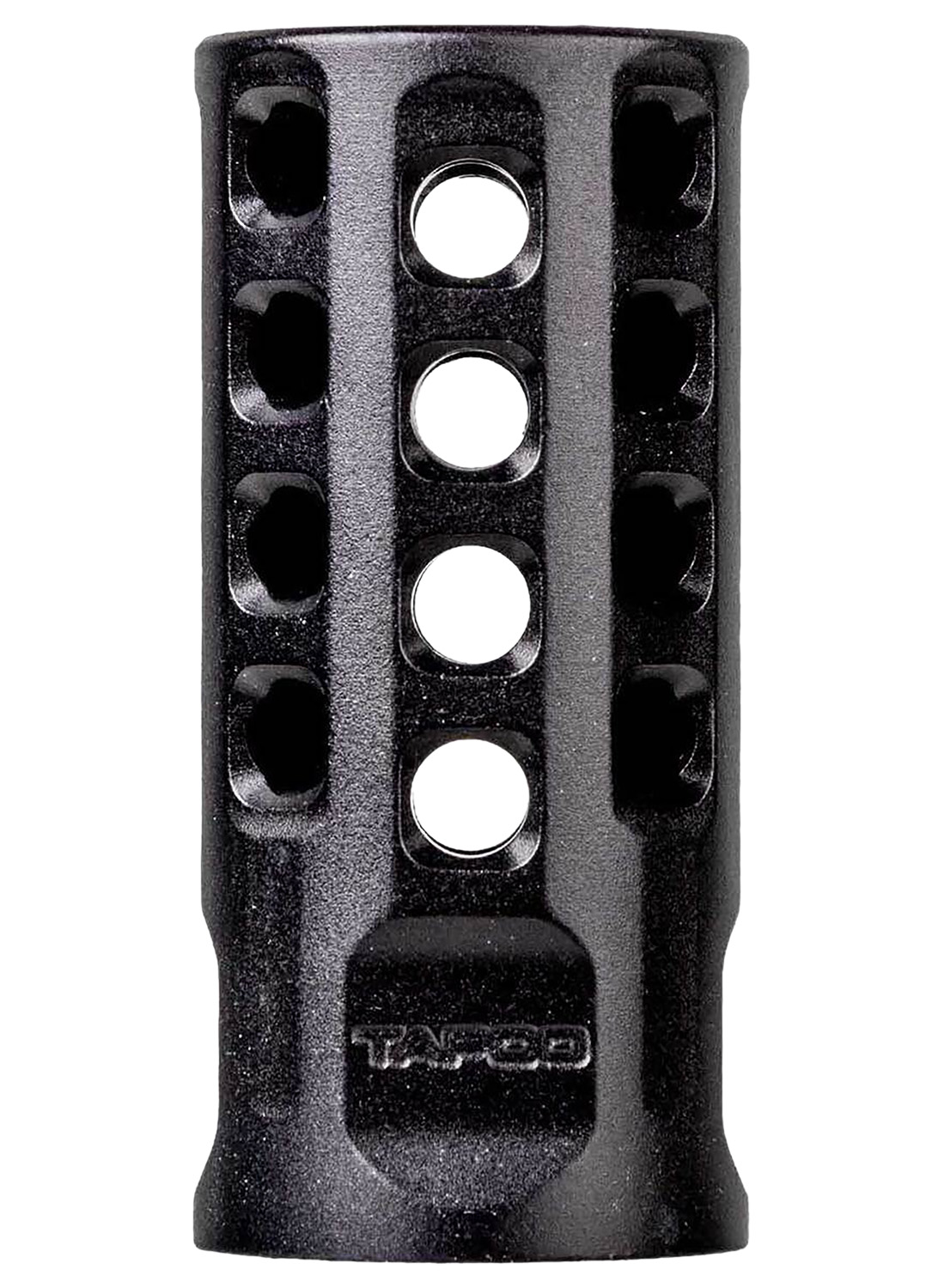 Tapco TAP22004 Muzzle Brake Black Anodized Aluminum 1/2"x28 Threads 2" OAL .920" Diameter 22 LR