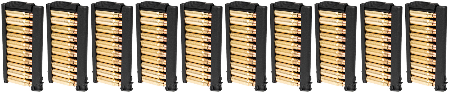 Kel-Tec PR5750010 Stripper Clip 10rd Black Polymer 10 Pack