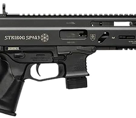 Grand Power 810091158166 Stribog SP9A3 *CA Compliant 9mm Luger 10+1 16" Black