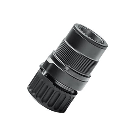 B&T Firearms SD-145504 HUB Adapter  7.62 Black Titanium/Stainless Steel