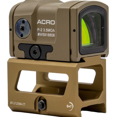 B&T Firearms AP-200777-FDE-M Aimpoint ACRO P-2  Flat Dark Earth 1x 3.5 MOA Red Dot Reticle
