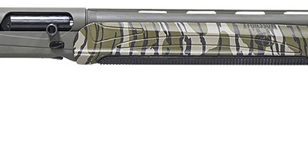 Pointer REXPFT12CAMO Field Tek 12 12 Gauge Semi-Auto 3" 5+1 28" OD Green Cerakote Vent Rib Barrel, OD Green Cerakote Aluminum Receiver, Fixed Mossy Oak Bottomland Synthetic Stock