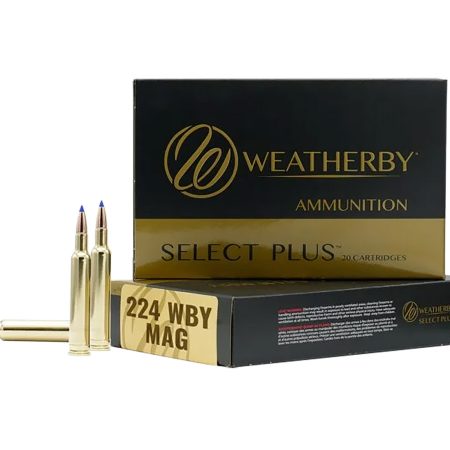 Weatherby M22437HCB   224WthbyMag 37gr Hammer Custom 20 Per Box/10 Case