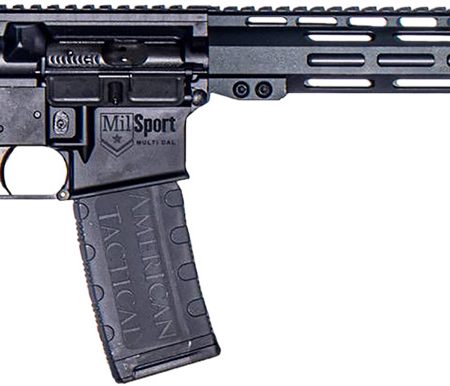 ATI ATIG15MS556ML10 MilSport  5.56x45mm 30+1 16" Black Threaded Barrel, Matte Black Picatinny Rail Receiver, 10" M-LOK Handguard, Black 6 Position Rogers Super-Stoc, Black Polymer Grip