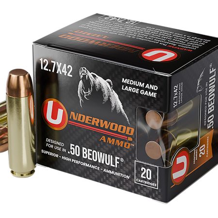 Underwood Ammo 557   50Beowulf 350gr Full Metal Jacket 20 Per Box/10 Case