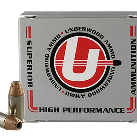 Underwood Ammo 141   380ACP+P 90gr Jacketed Hollow Point 20 Per Box/10 Case