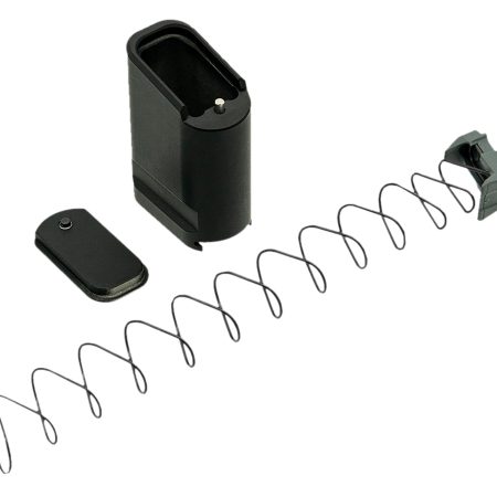 Shield Arms SAS15ME10BLK Magazine Extension  Extended 10rd Compatible w/ Shield Arms S15 Magazine Black Anodized Aluminum