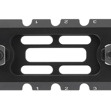 Leapers TLUMA01 ARCA Rail 3.10 Slot M-LOK  Matte Black Anodized Aluminum 3.10" Long M-LOK Mount