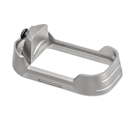 Tyrant CNC TDG17MWG3GREYBLACKSCRE  Magwell Fits Glock 17 Gen 3 Grey Aluminum