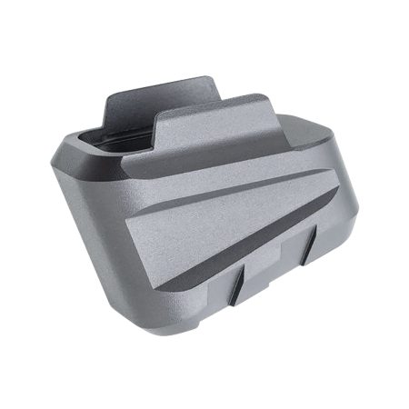 Tyrant CNC TDP320MAGEXGREY  Magazine Extension Fits Sig P320 5rd Grey Aluminum