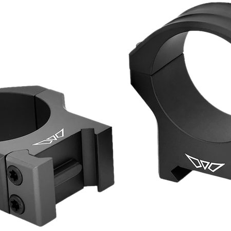 Warne 521M Maxima Horizontal Rings Matte Black Steel 34mm Tube Picatinny/Weaver