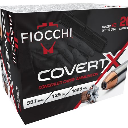 Fiocchi 357CCWA CovertX  357Mag 125gr Jacketed Hollow Point 20 Per Box/10 Case