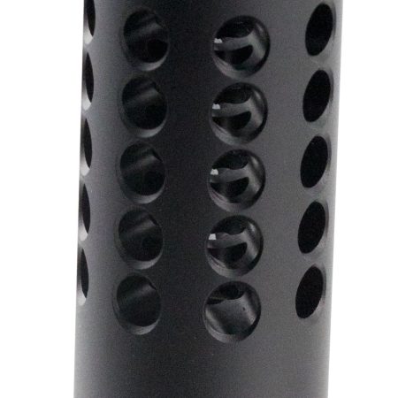 Tactical Solutions 1022CMPMB X-Ring Compensator Black Matte Aluminum with 1/2"-28 tpi Threads .920" Diameter for 22 LR Ruger 10/22