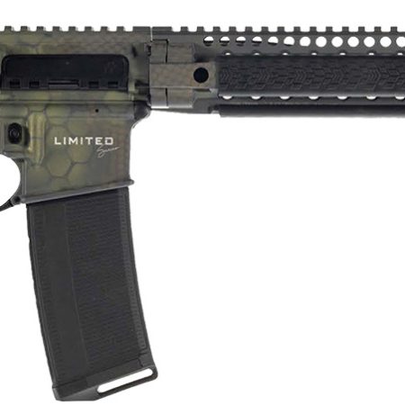 Daniel Defense DLRLIMSER-002 DDM4 V9 5.56 NATO 32+1 16" Crocodile Rattlecan Threaded Barrel, Crocodile Rattlecan Picatinny Rail Aluminum Receiver, DD Buttstock Black Polymer Stock, Black Polymer Grip