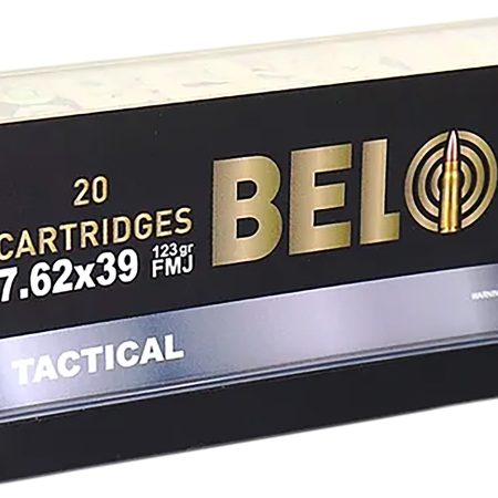 BELOM Ammo  Tactical  7.62x39mm 123gr Full Metal Jacket 20 Per Box/24 Case