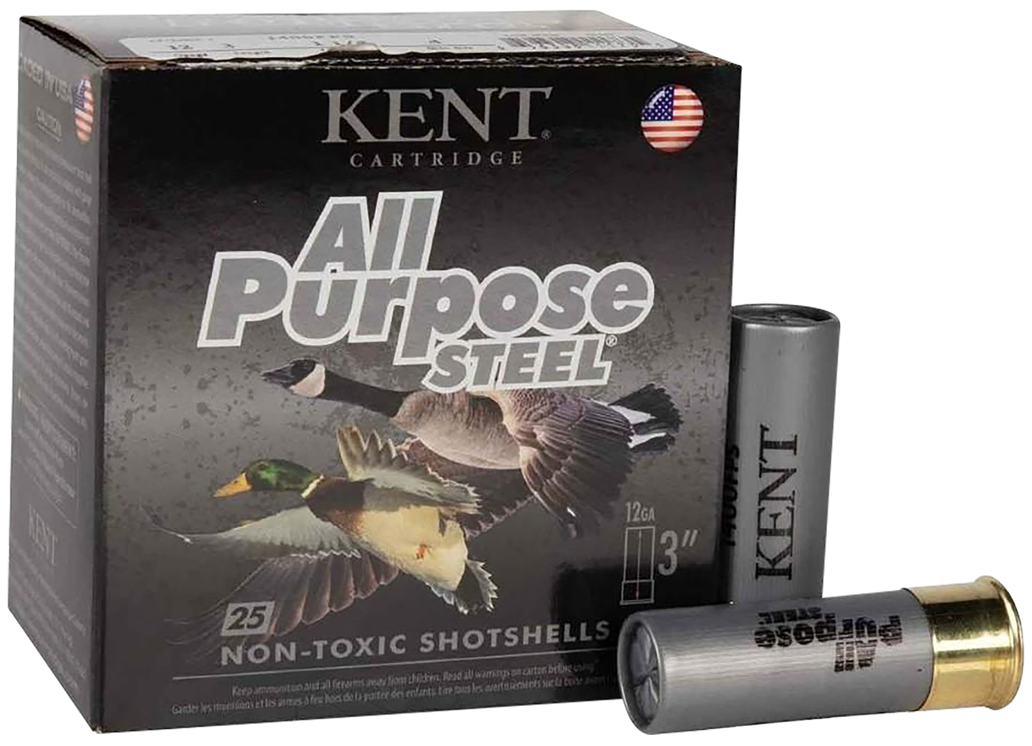 Kent Cartridge AP123S36-4 12Gauge 3" 1 1/4oz 4Shot 25 Per Box/10 Case