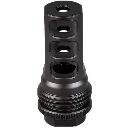 SilencerCo AC1276 ASR Muzzle Brake Black Nitride 9/16x24 RH Threads 30 Cal