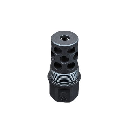 SilencerCo AC5233 TOMD Muzzle Brake Black Matte 5/8"x24 Threads 30 Cal