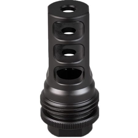 SilencerCo AC2631 ASR Muzzle Brake Black Nitride 3/4"x24 Threads 458 Cal