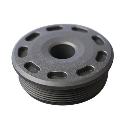 SilencerCo AC5388 Bravo Front Cap 223 Cal Titanium Black