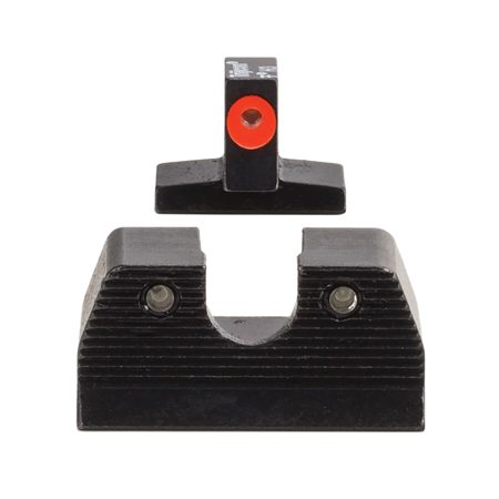 Trijicon 600891 HD XR Night Sight Set Green Tritium/Orange Outline Front, Green Tritium Rear, Black Frame, Fits FN FNP/FNX