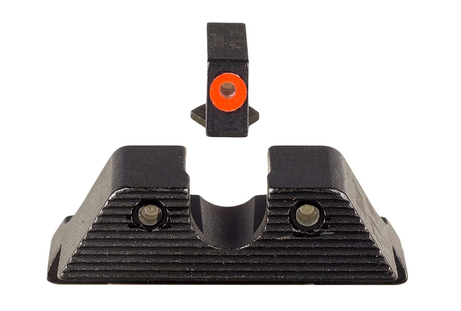 Trijicon 600846 HD XR Night Sight Set Green Tritium/Orange Outline Front, Green Tritium Rear, Black Frame, Fits Glock/48/43/43X/43E Excludes MOS