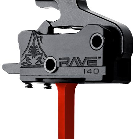 Rise Armament T017FRED RA-140 Super Sporting Black/Red Flat Fits AR-Platform