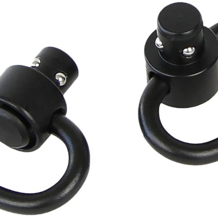 Bulldog BD884 Deluxe Push Button Swivel Black 1.25" Steel