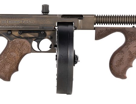 Thompson T150DC6 1927A-1 Bonnie & Clyde .45 Cal 50+1 18" Finned Barrel, Aluminum Receiver Fixed Stock