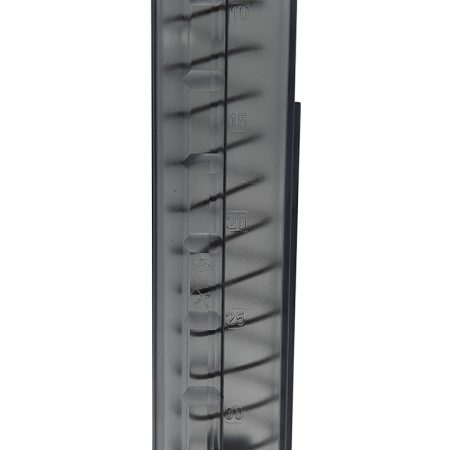 B&T Firearms BT30183N   30rd 9mm Fits MP9/TP9/APC9/SPC9 Translucent Black Polymer