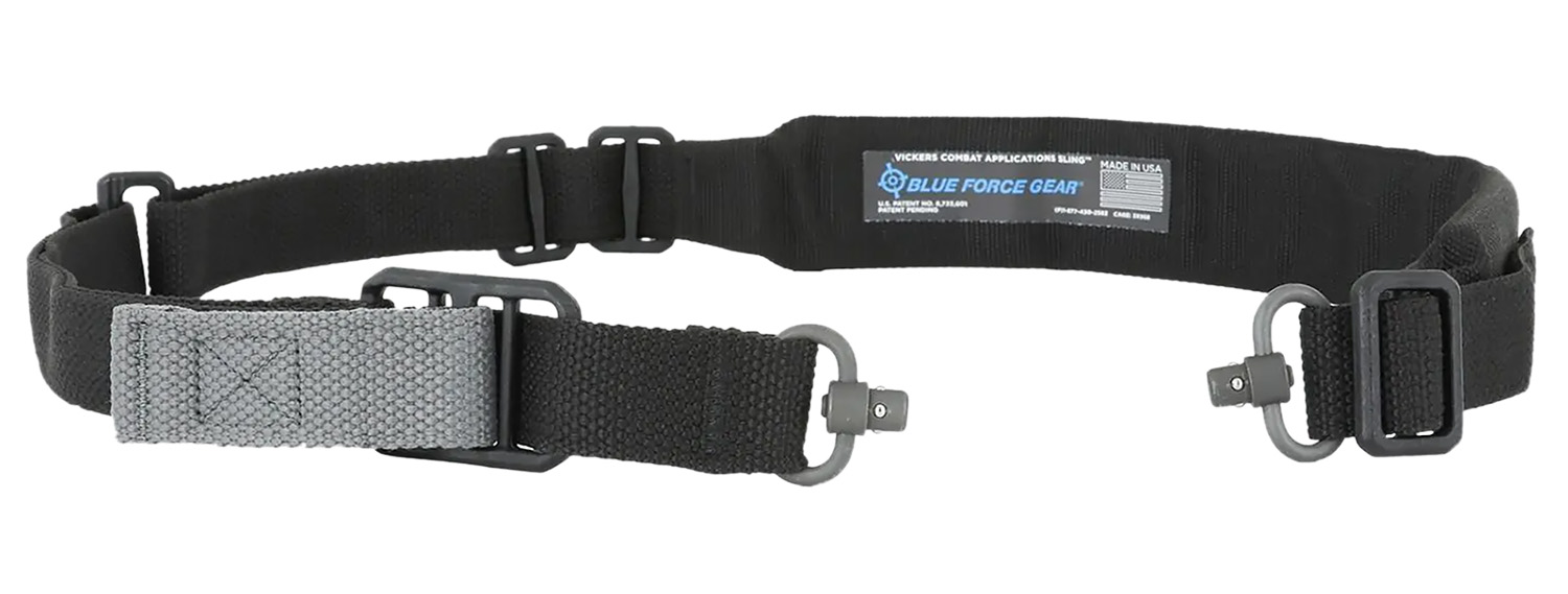 Blue Force Gear VCASPB200AABK Vickers Push Button Sling Black Cordura Padded