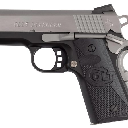 Colt Mfg O7800XETT Defender  45 ACP 7+1 3" Carbon Steel Slide, Aluminum Frame w/Beavertail, G10 Grip