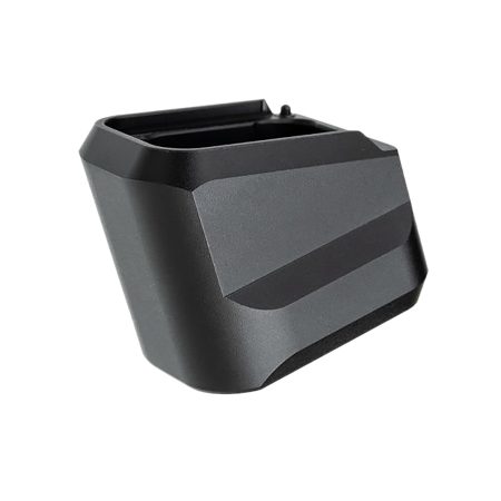 Tyrant CNC TDVP9MAGEXBLACK Magazine Extension  Fits H&K VP9/VP40/VP30 5rd Black Aluminum