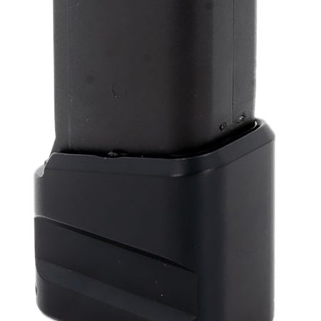 Cross Armory CRG+5MEG19BK Magazine Extension  Fits Glock 19 Gen 1-5 5rd Black Aluminum