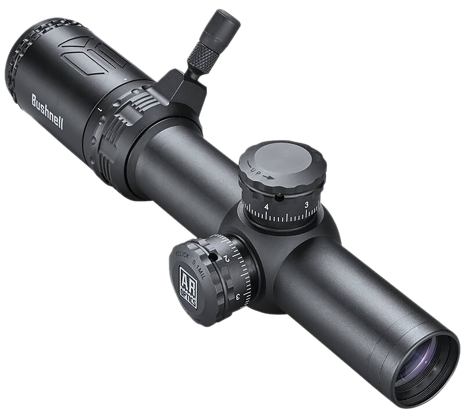 Bushnell AR71424 Black 1-4x24mm 30mm Tube Drop Zone-223 BDC Reticle
