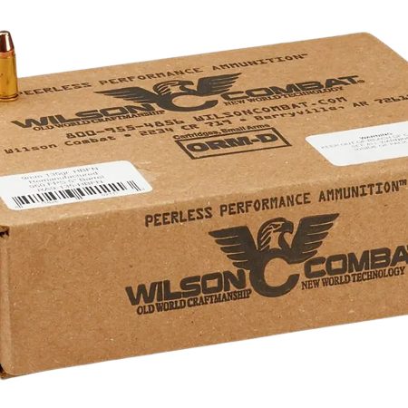 Wilson Combat RA9135HBFN   9mm 135gr Hollow Base Flat Nose