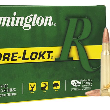 Remington Ammunition 29077 Core-Lokt  250Savage 100gr Pointed Soft Point Core Lokt 20 Per Box/10 Case