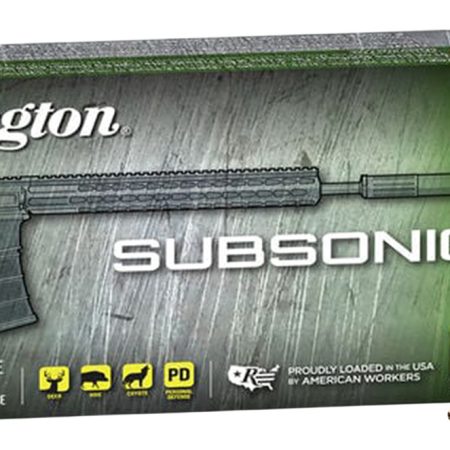 Remington Ammunition 28430   300Blackout 220gr Open Tip Flat Base 20 Per Box/10 Case
