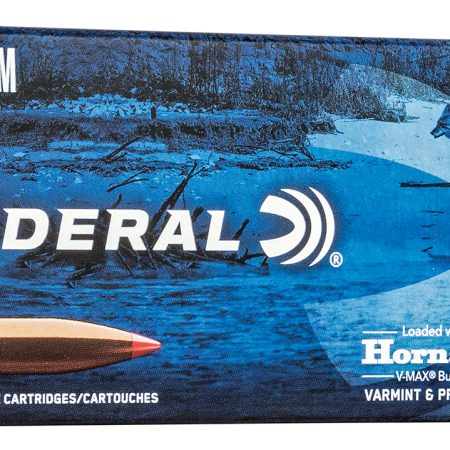 Federal V223VM53 Varmint & Predator  223Rem 53gr Hornady V-Max 20 Per Box/10 Case