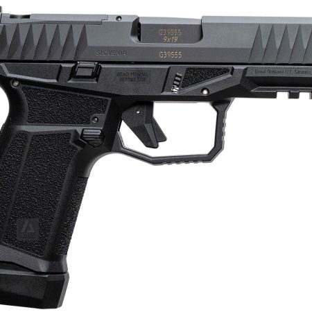 AREX 815537024074 Delta M Gen2 Compact Frame 9mm Luger 15+1 4" Black Steel Barrel, Black Nitride Steel Optic Cut/Serrated Slide, Black Polymer Frame w/Picatinny Rail, Black Stippled Grip, Ambidextrous