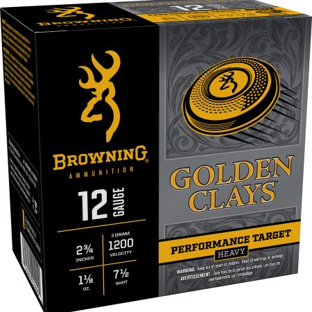 Browning Ammo BGC12M7 Golden Clays  12Gauge 2.75" 1 1/8oz 7.5Shot 25 Per Box/10 Case
